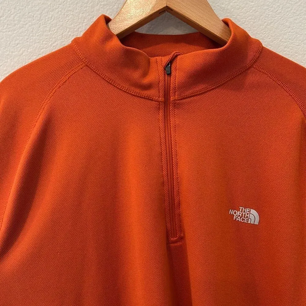The North Face 1/4‎ Zip Jacket | Canyon Orange | Mens XXL